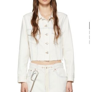MM6 Maison Margiela SSENSE exclusive Off-white denim jacket